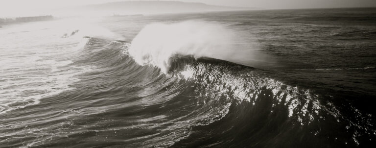 Ocean swell in California